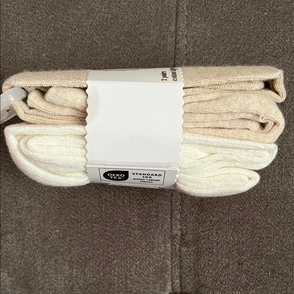Capelli of New York Beige Cotton Tights